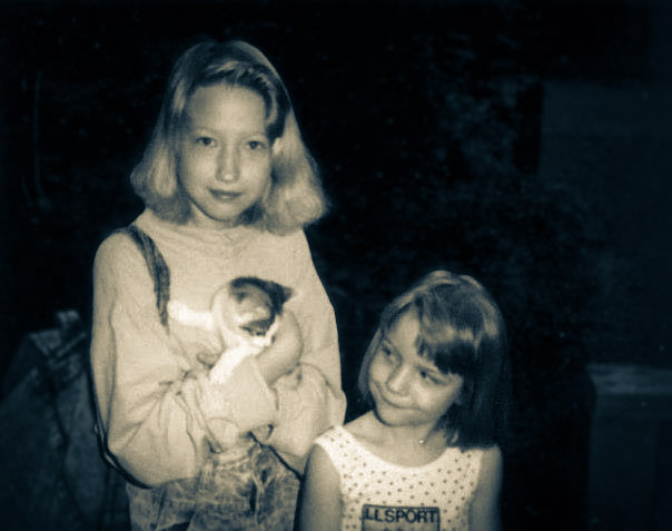 Helen and Valerie as kids